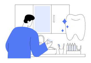 Blanqueamiento en casa supervisado por un dentista